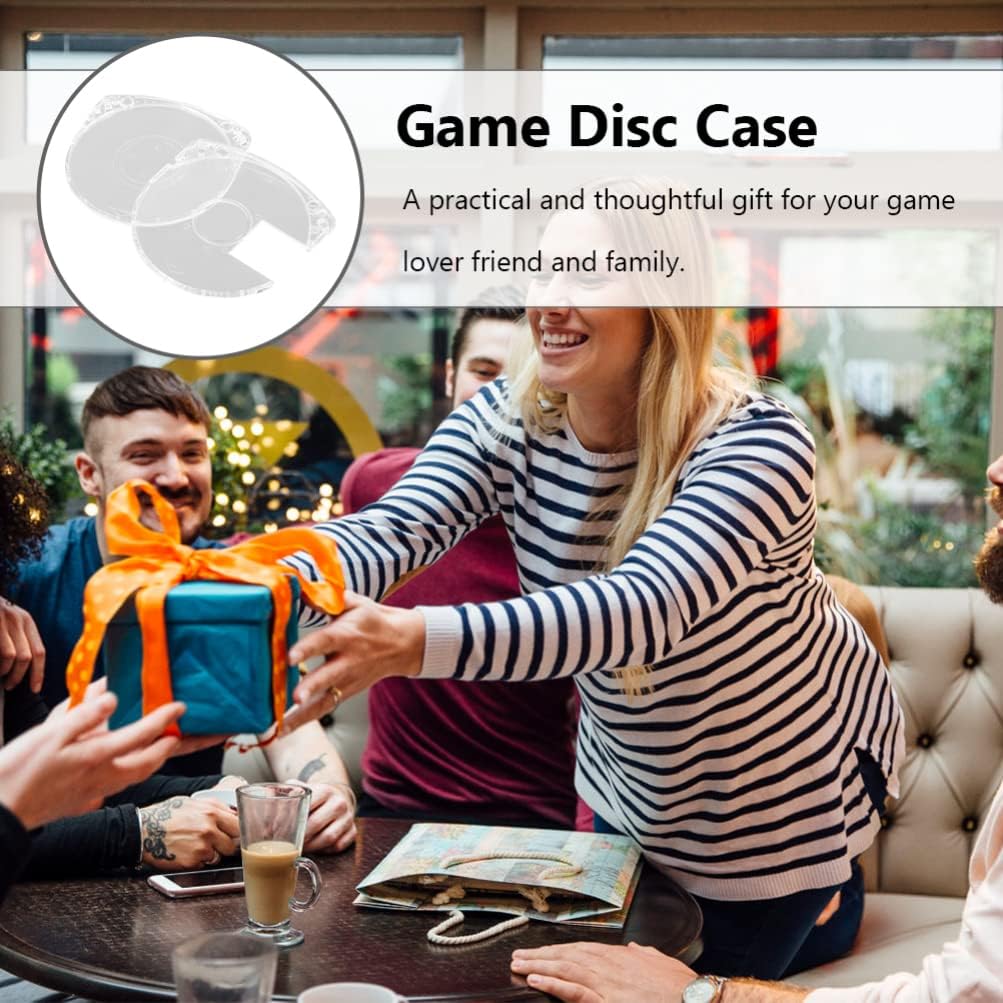 SOLUSTRE Game Disc Shell Cover 10pcs Disc Holding Case for Scratch Resistant Gaming Storage
