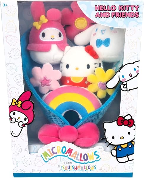Squishmallows Bouquet Hello Kitty et Ses Amis Micromallows Original - 2