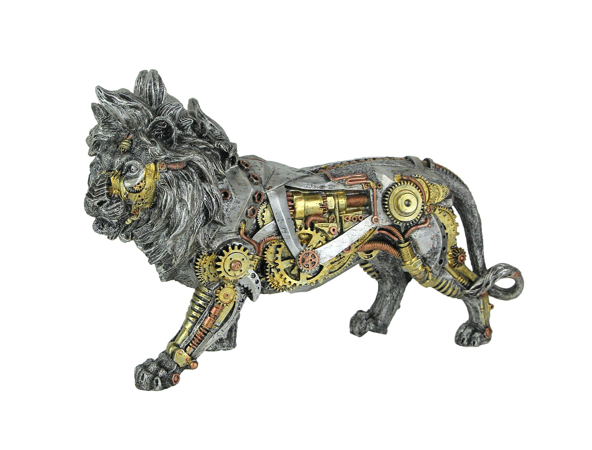 EverspringSteampunk Lion Figurine