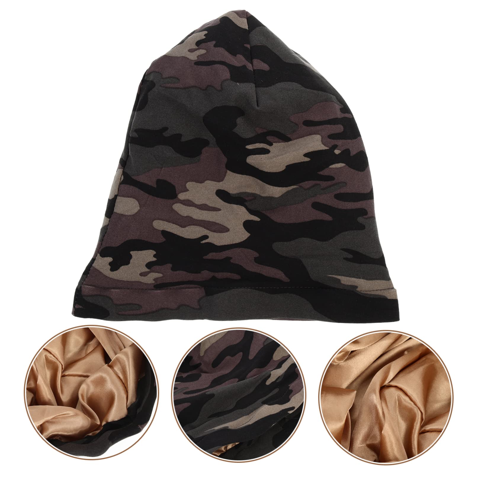 SHERCHPRY 5pezzi Cappello da Notte per Donne Elegante Copricapo Decorativo per Dormire Fodera Morbida e Traspirante per Trucco e Cura della per Chemioterapia e Comfort Notturno