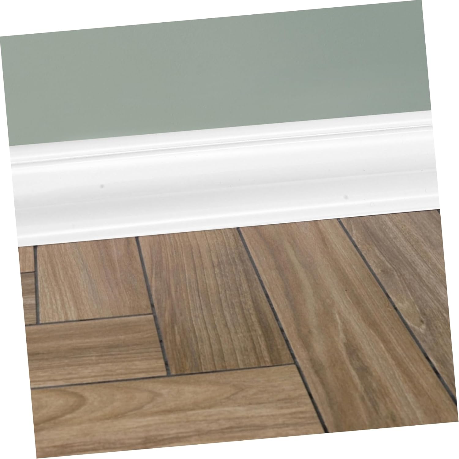 2m Self-Adhesive Wall Molding Easy Peel and Stick Chair Rail Protector for Home Decoration Wide for Walls and Mirrors Trim