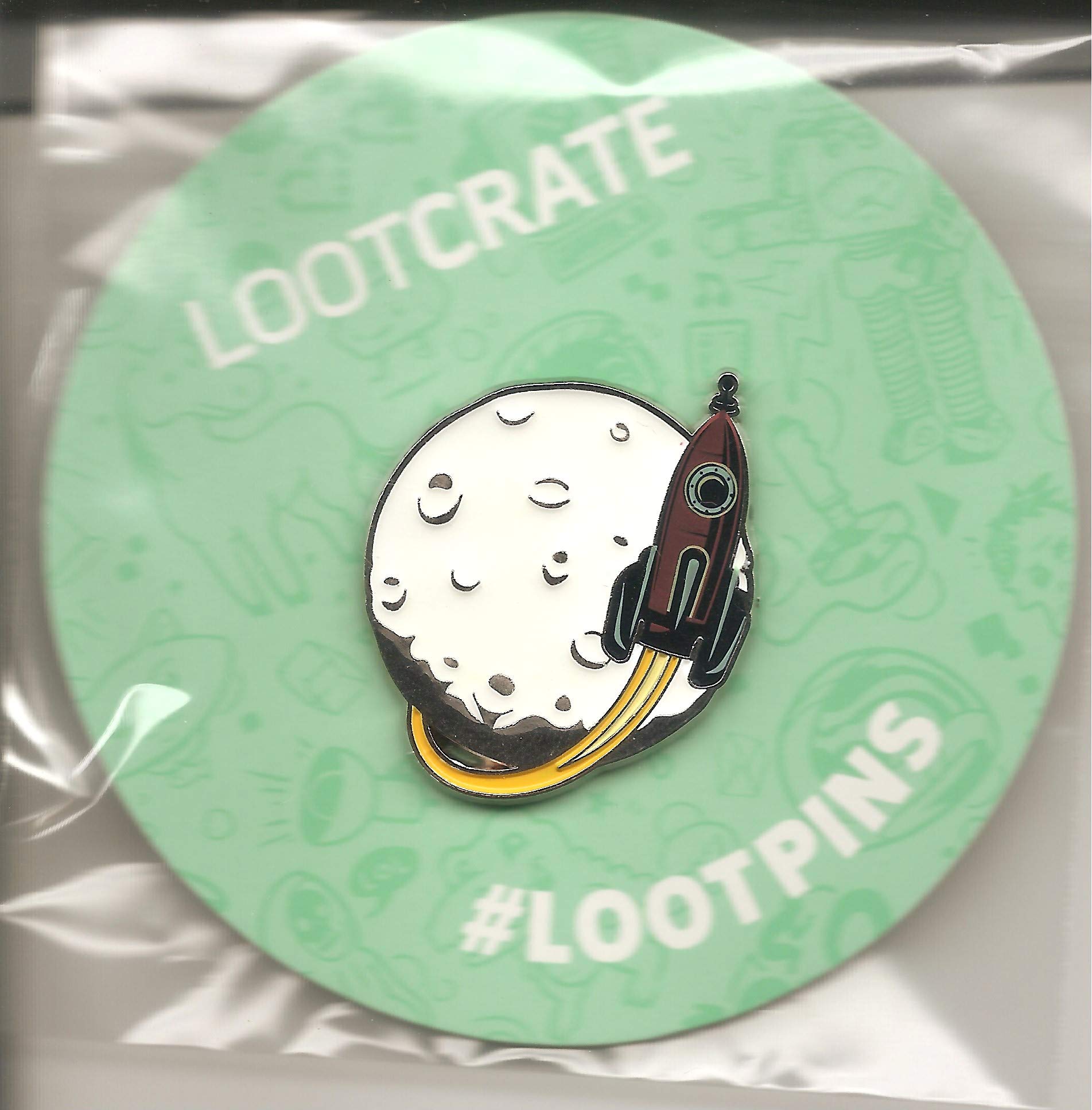 Lootcrate Exclusive Rocket to the Moon Collectible Pin (2019)