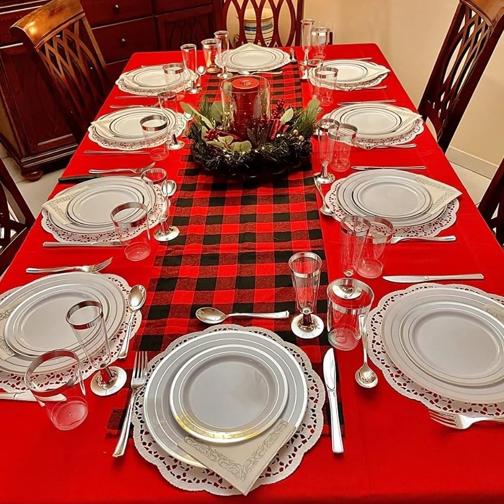 White Paper Doilies - 12" (12 Ct) - Premium Quality Disposable Table Decor for Weddings, Tea Parties, and Events