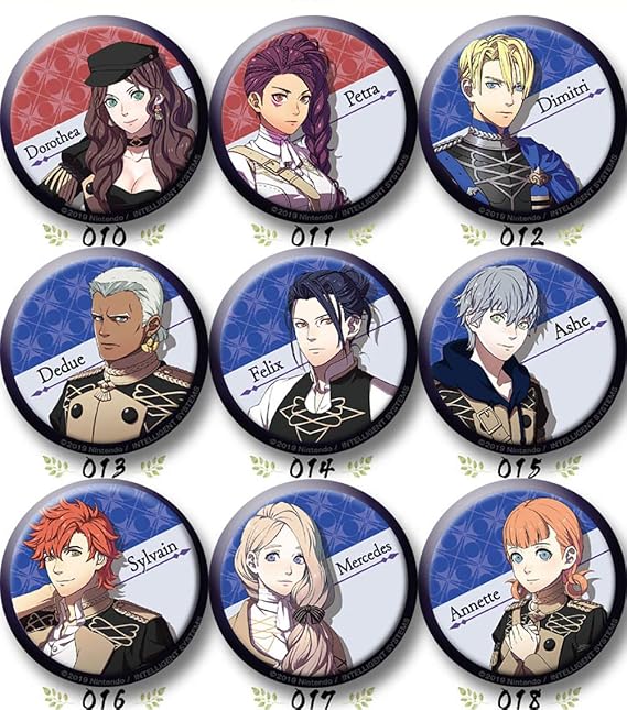 Cosplay Button Pack (27 PCS Set) Single Piece Badges Halloween Costume Accessories