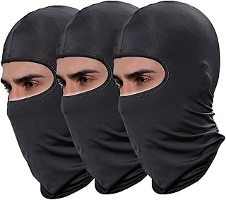 3-Pack Multi-Function Ski Mask Balaclavas for Airsoft and Motorcycle