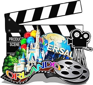 USA Orlando Magnet Fridge Magnet Wooden 3D Landmarks Travel Collectible Souvenirs Decoration Handmade -11