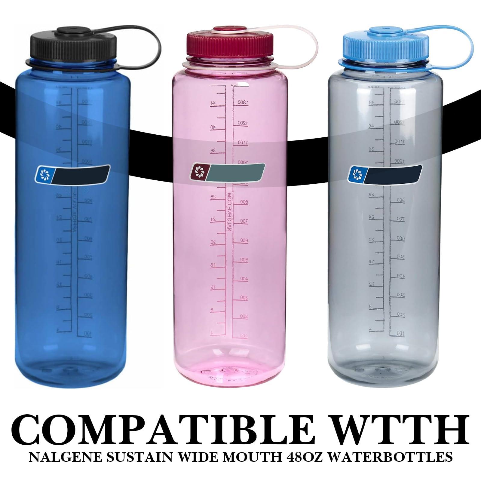 Linkidea Clear Polycarbonate Water Bottle Holder - Crossbody Sling For Kids Bottles