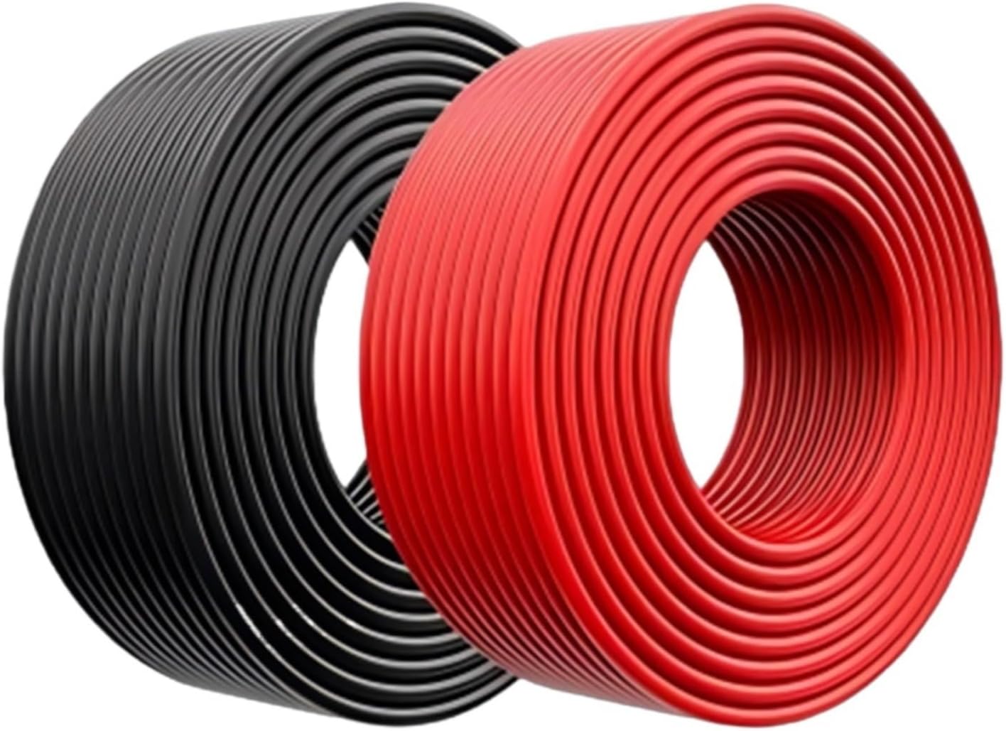 100m 328ft 10AWG 12AWG Solar PV Extension Wire Roll Tinned Copper Solar Power Cable 50m 164ft 30m 98ft 20m 65ft(1 Roll Red)