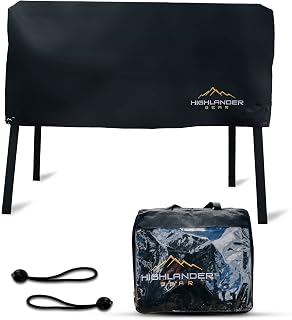 Highlander Heavy-Duty Waterproof Cover fits 2 Burner Camp Chef Stove