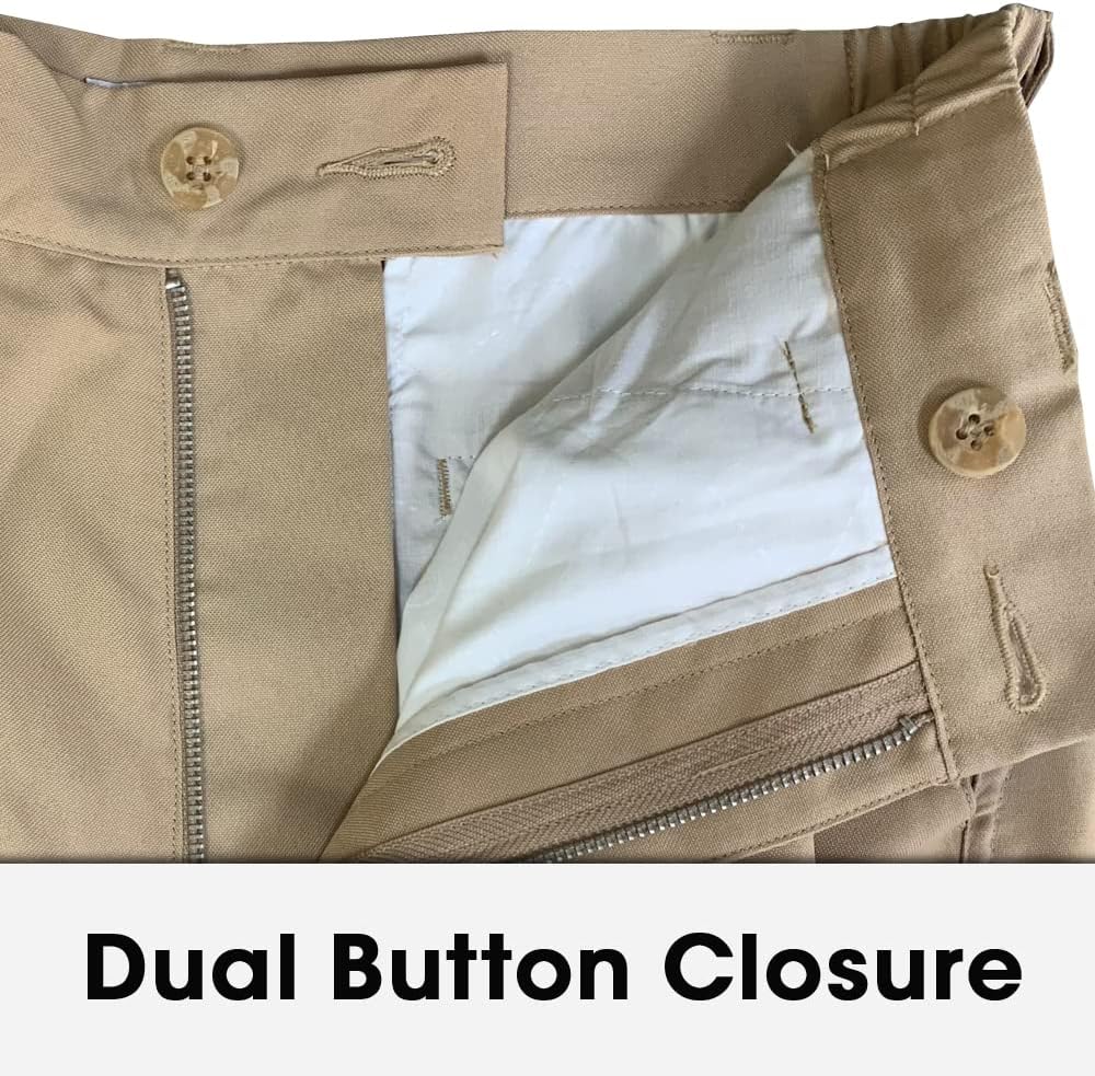 Golf Knickers Khaki Microfiber (Plus Fours) for Men
