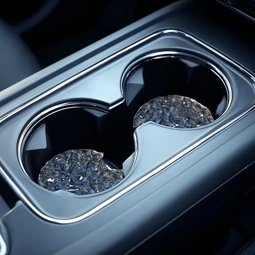 Posavasos para automóvil, paquete de 2 posavasos para automóvil, 2.75 pulgadas, antideslizantes y absorbentes, para portavasos de automóvil,