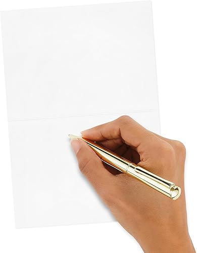 Miniatura 7 de Hallmark Surtido de tarjetas de agradecimiento a granel (48 tarjetas en blanco con sobres) rosa, negro, dorado, floral