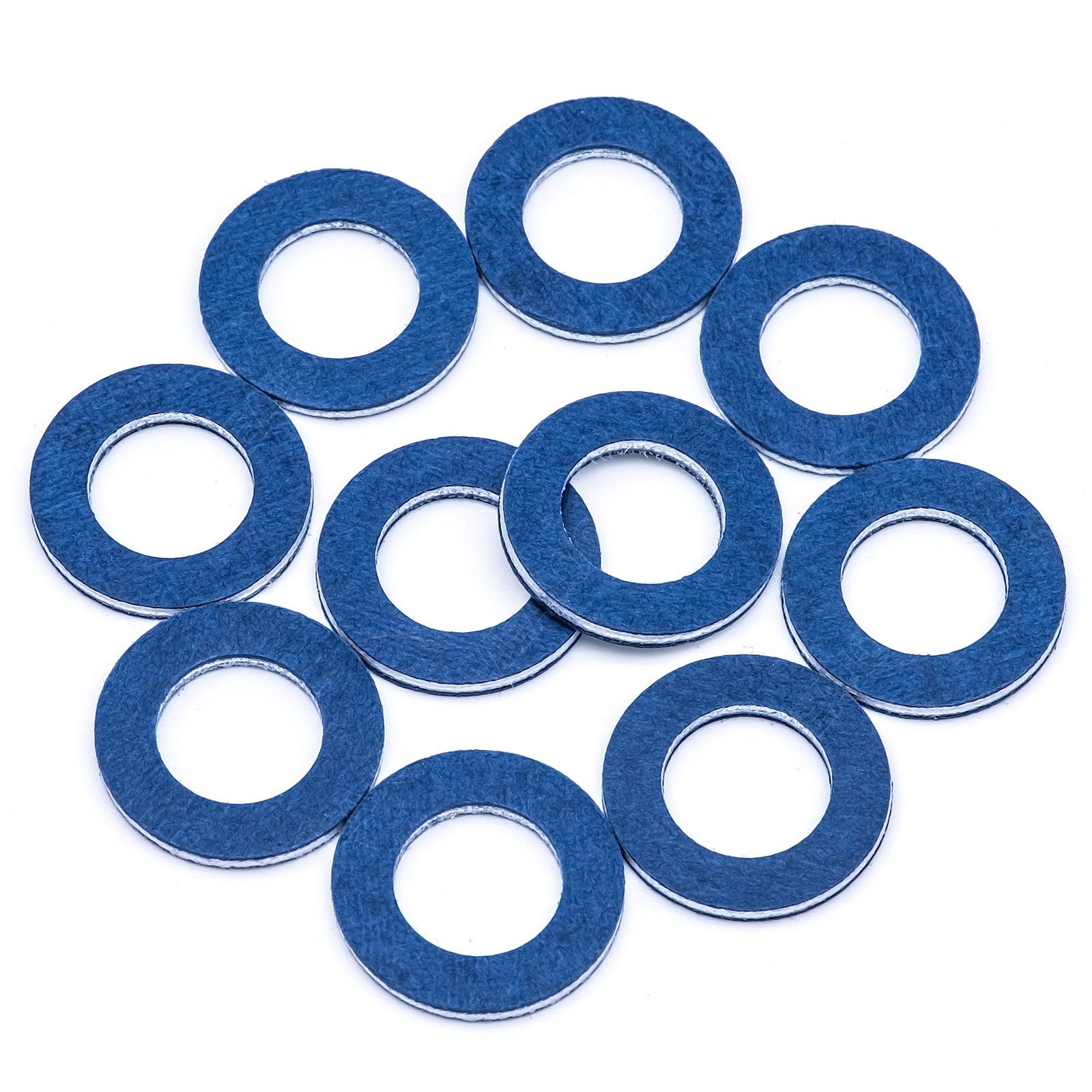 10 PCS Engine Oil Drain Plug Gaskets Replacement for Toyota 90430-12031 Lexus Scion RAV4 Camry Avalon Corolla