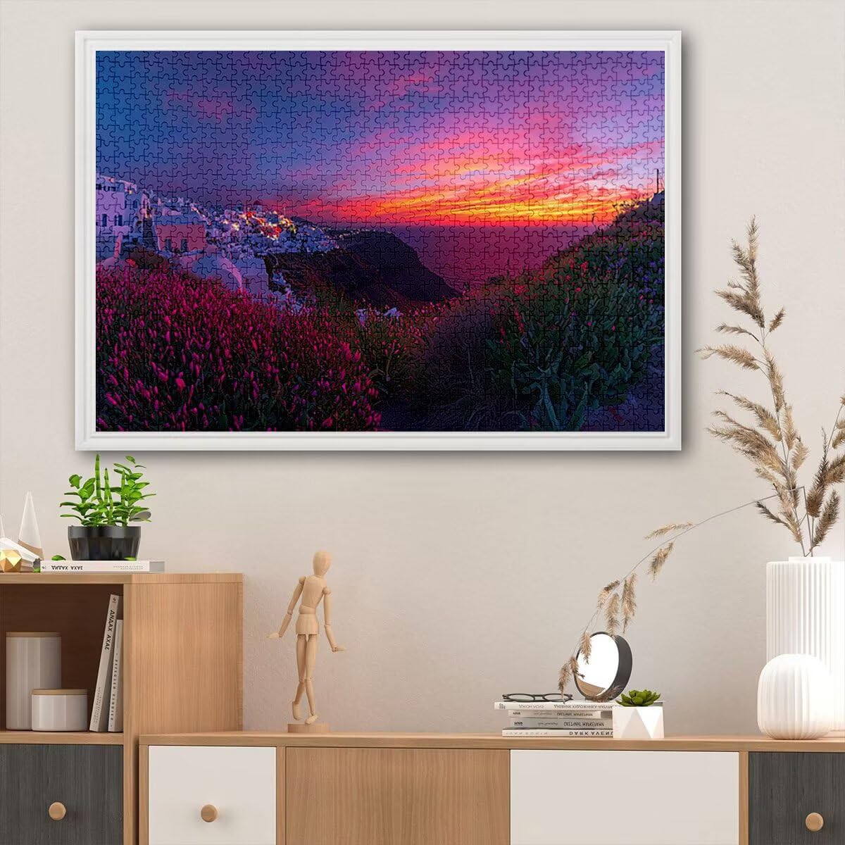 Puzzle 5000 elementów, krajobraz, zachód słońca, 5000 elementów, drewniane puzzle dla dorosłych, trudna łamigłówka, gra logiczna dla całej rodziny, dekoracja pokoju, prezenty dla kobiet P-58