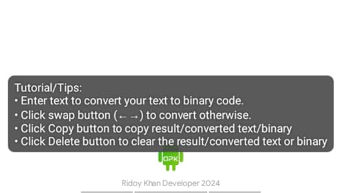 Text to Binary translate Ads Free