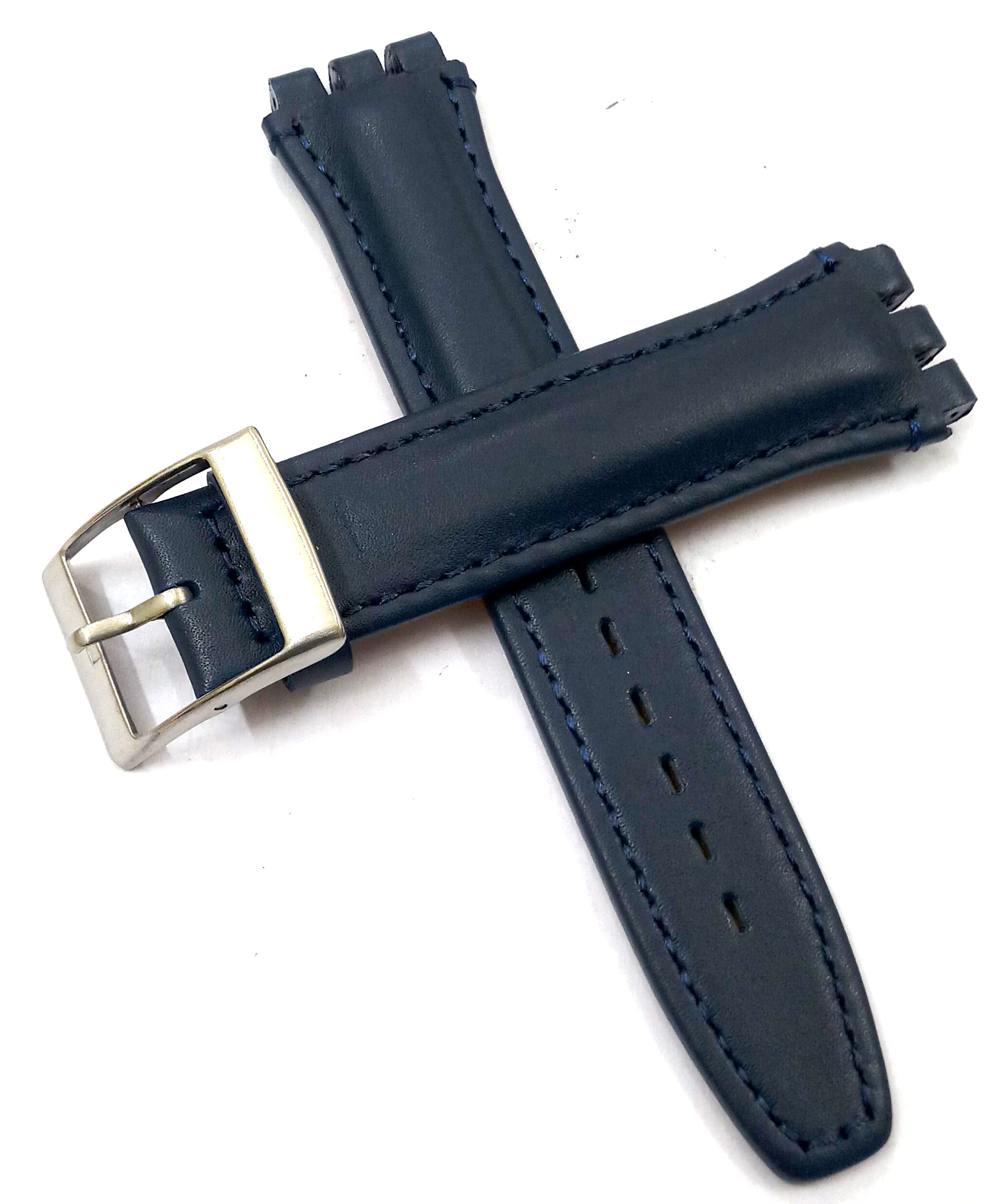 Ewatchaccessories 19mm Replacement Watch Band Strap Fits Blue Automactic Genuine Leather Buckle (B0BLCPJNSJ) Amazon Price History, Amazon Price Tracker