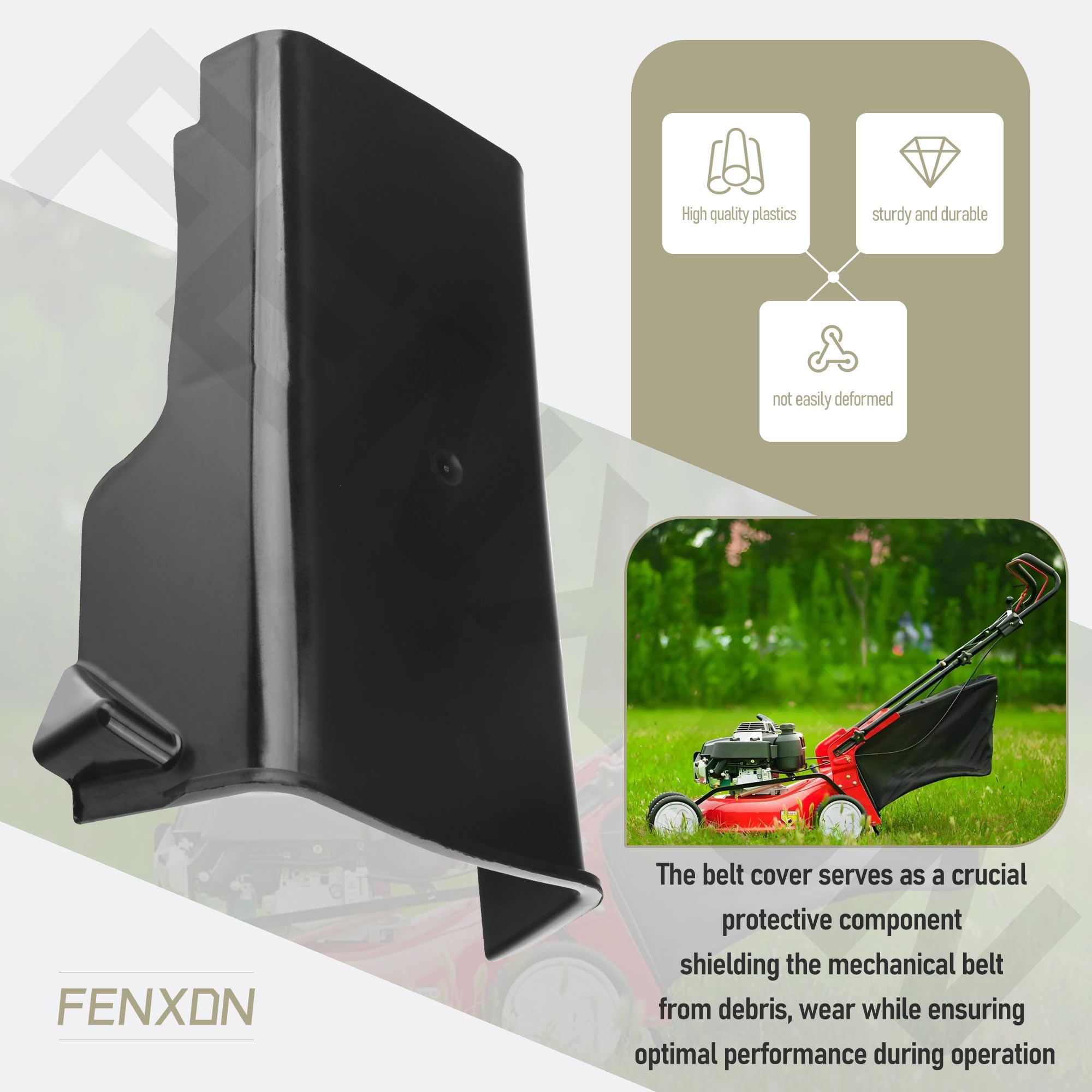 114-7937 - Funda para cinturón de cortacésped Toro de 22 pulgadas recicladora 20332, 20332C, 20334, 20334C, 20366, 20366T, 20337, 20337HD, 20338, 20340, 20355 2 unidades