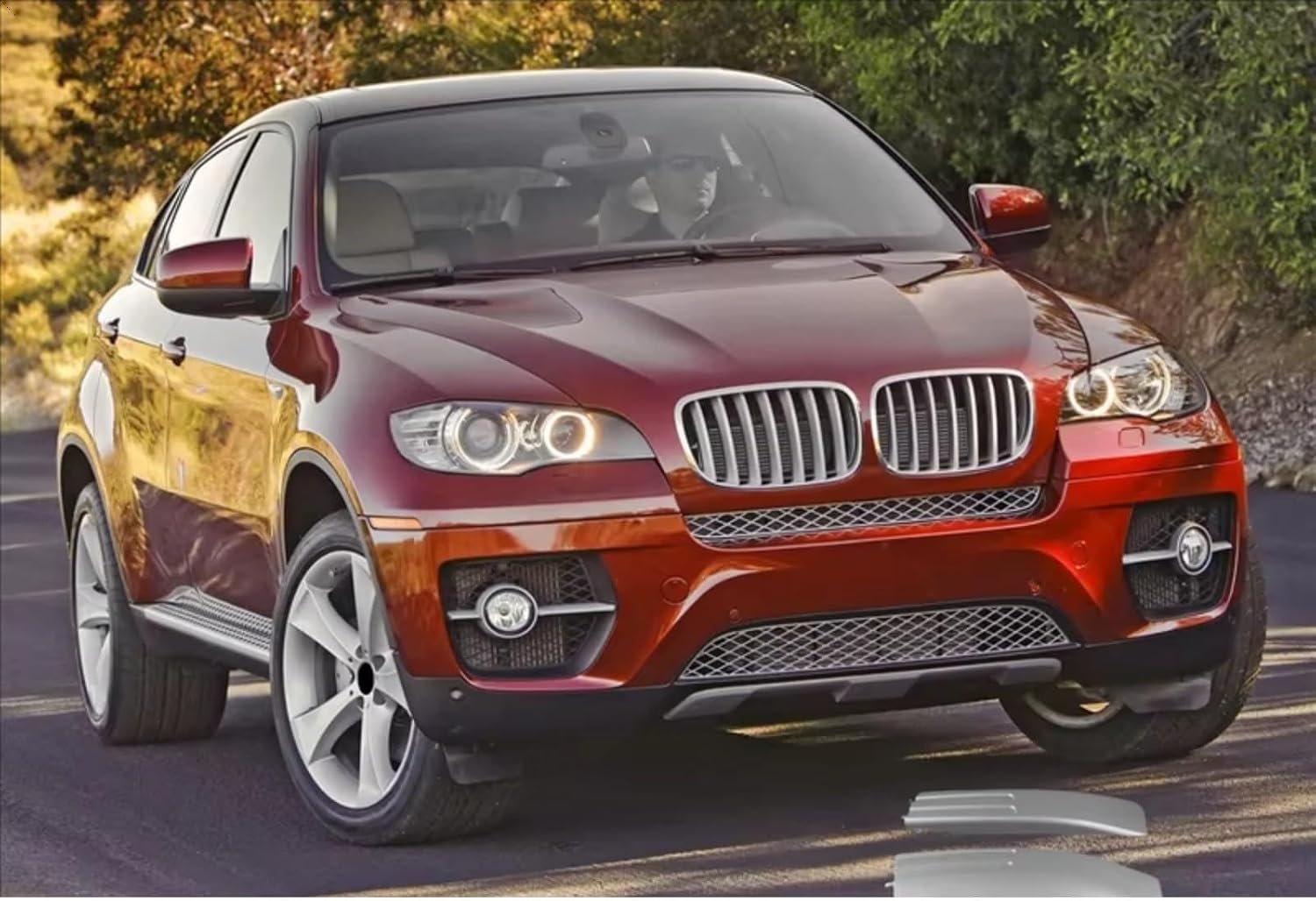 Cap Shell Cover Trim for BMW for X6 E71 2008 2009 2010 2011 2012 2013 2014 Roof Rack Rail Cover End Protection Exterior Shell Cap