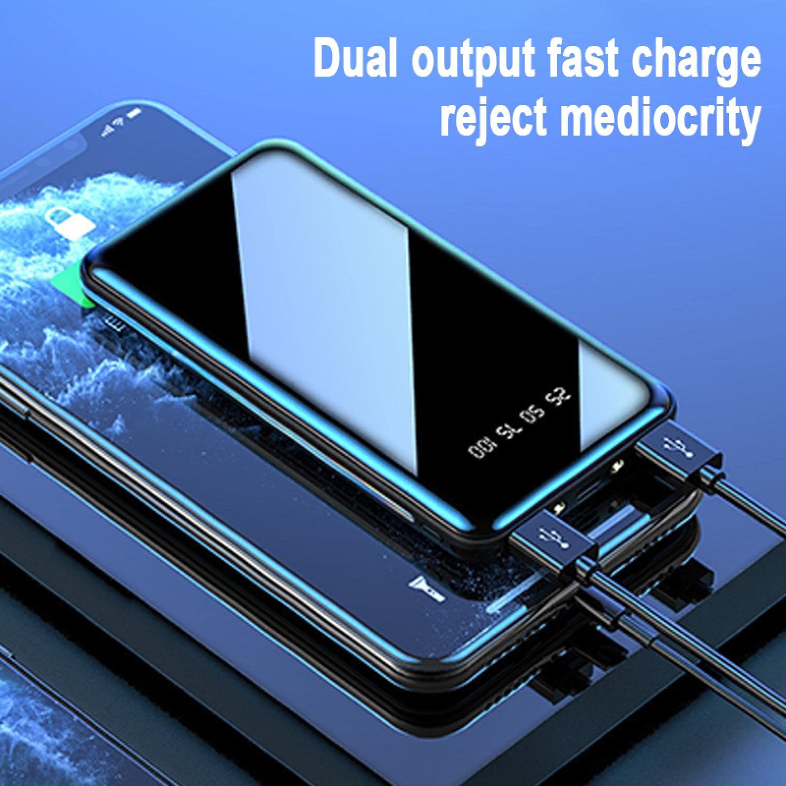 Przenośna ładowarka 30000 mAh cyfrowy wyświetlacz bateria zewnętrzna do iPhone Xiaomi Huawei zielona