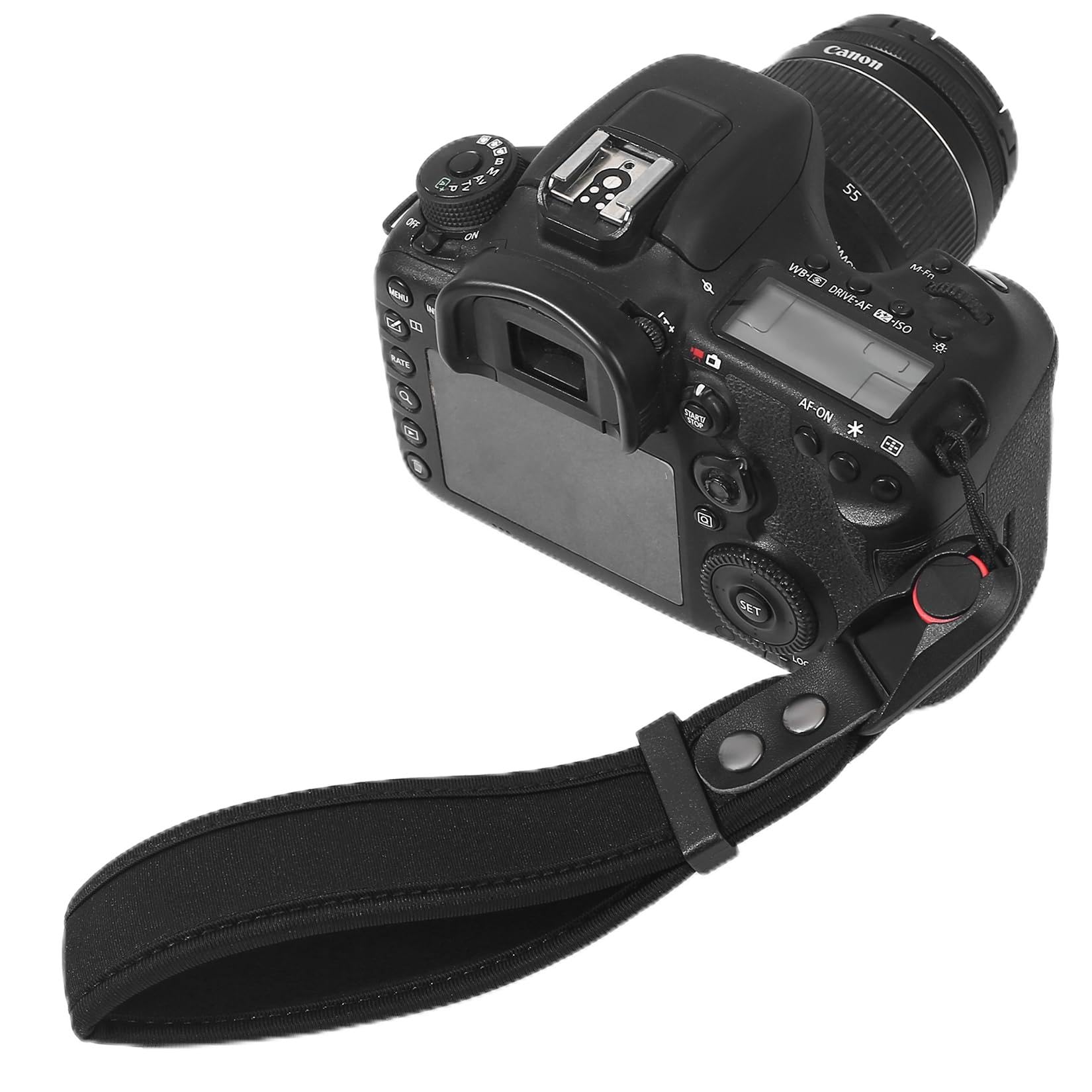 Courroie Universelle Et Dragonne Pour Appareil Photo - Sangle Réglable En Nylon Noir - Neuf En Emballage