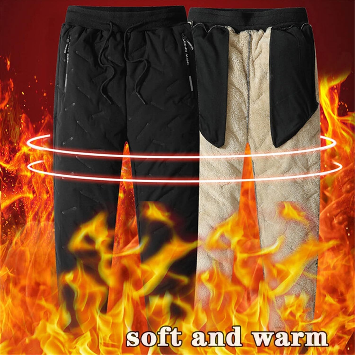 Polar Supply Fleece Pants,Polar Supply Pants,Polarpants Fleece Thermal-Pants Unisex