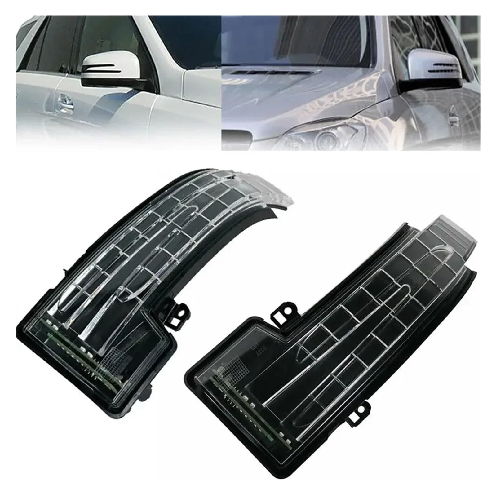 Luz Señal Giro Coche Intermitentes 1668200221 1668200121 Luz Intermitente Espejo Retrovisor Lateral Coche para Benz GMR Clase W166 W463 X164 X166 para GLS 2006-2019