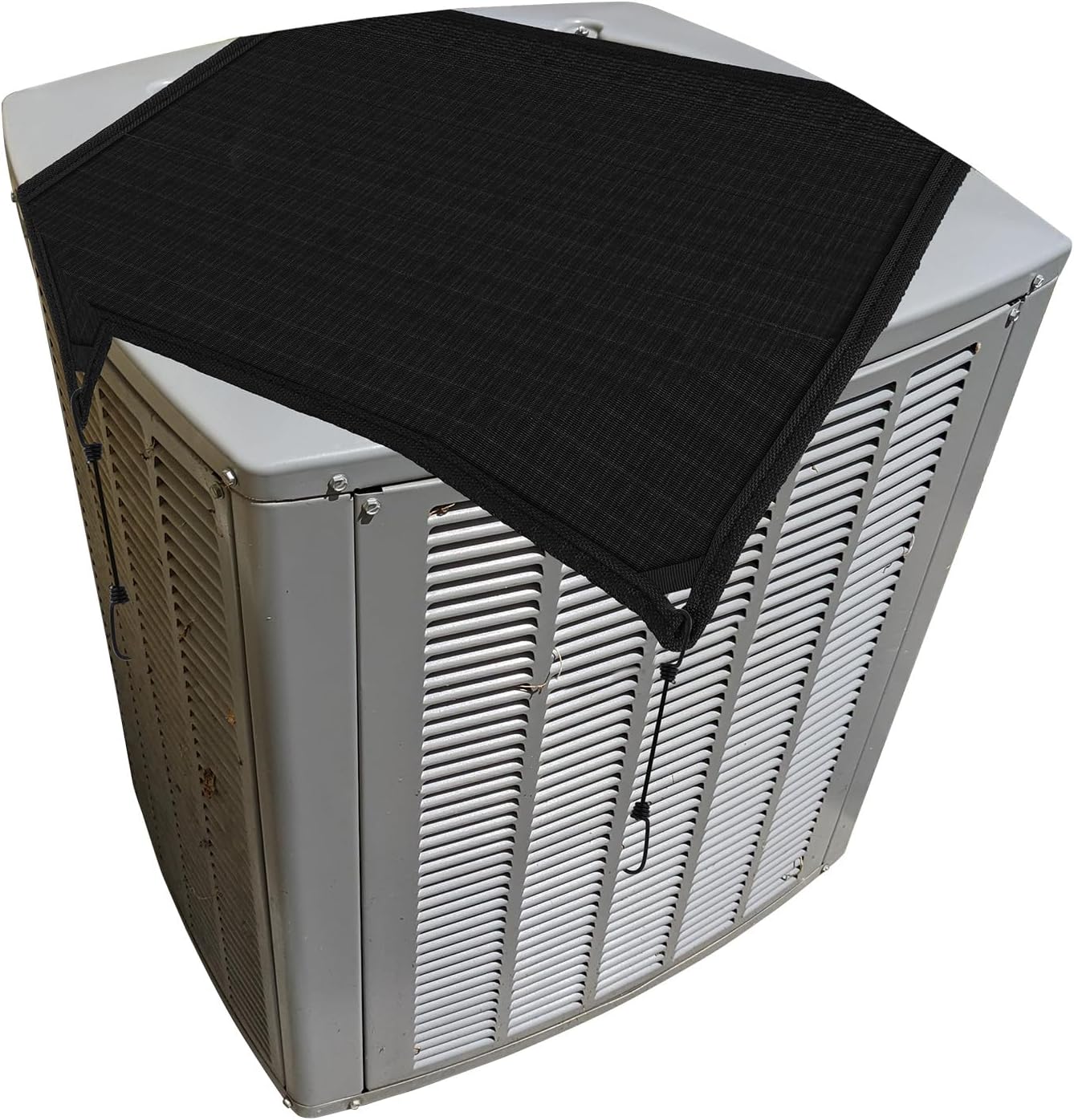 28"x28" Waterproof Air Conditioner Covers for Outside Units Winter A/C Unit Cover Compressor Condenser Cover with Bungee Cords