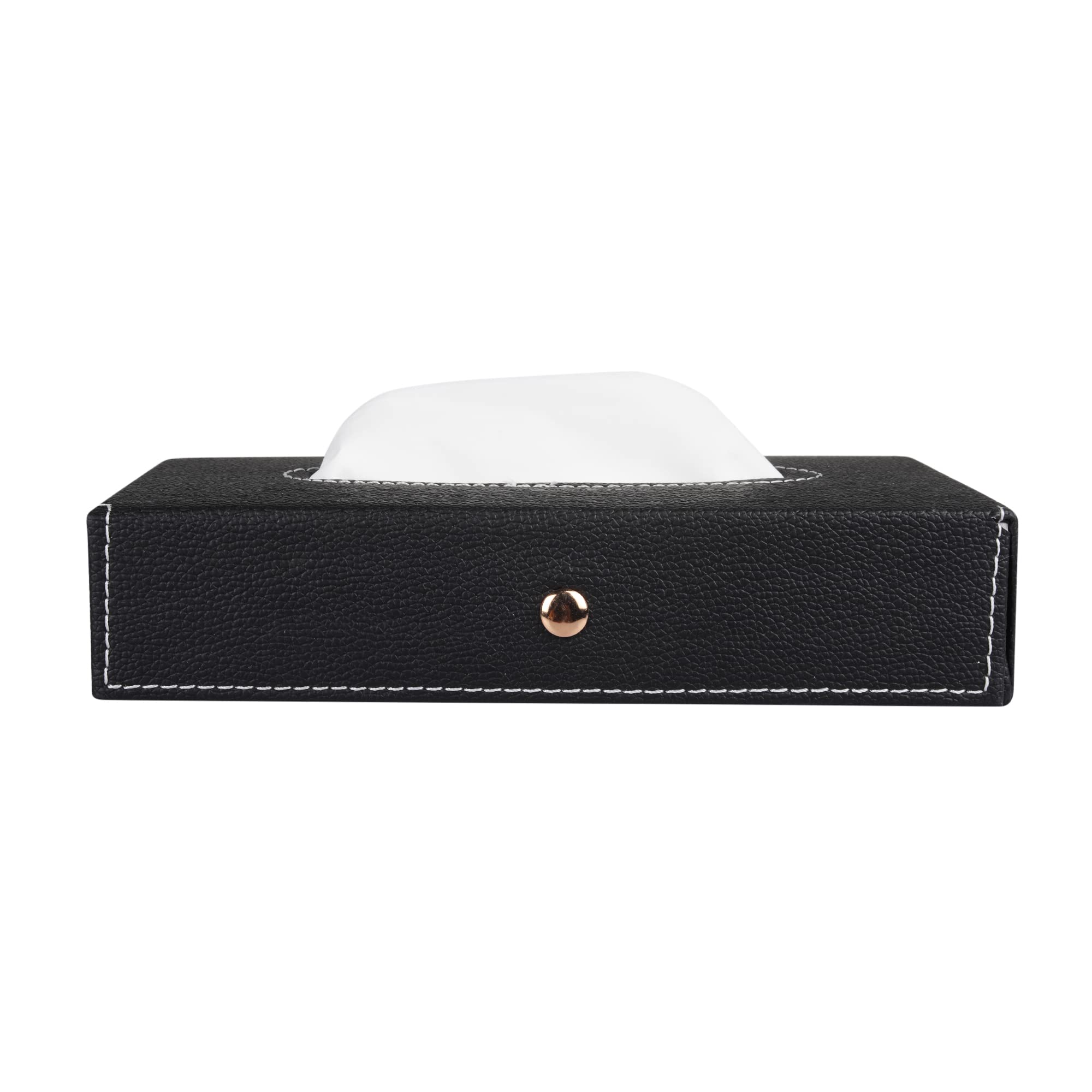Anything & Everything Handcrafted Tissue Paper Tissue Holder Car Tissue Box (Black) 1