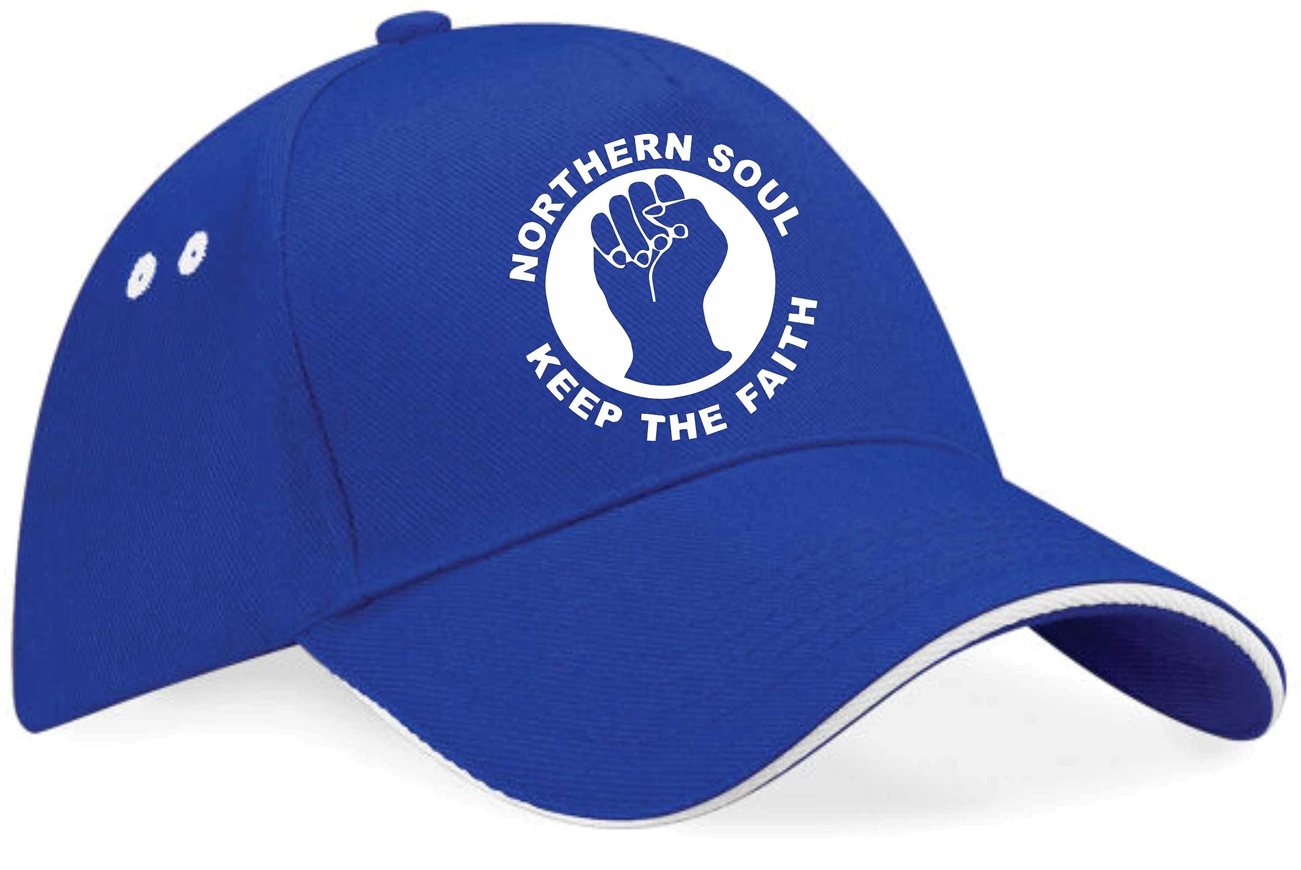 Print4U Northern Soul Baseball Cap Music Lovers Birthday Gift for Men & Women Blue