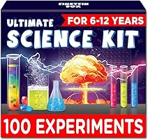 Einstein Box Ultimate Science Kit for Kids Aged 6-8-12-14 |Gift for 6-7 Year Old Boys & Girls| Chemistry Kit Set for...
