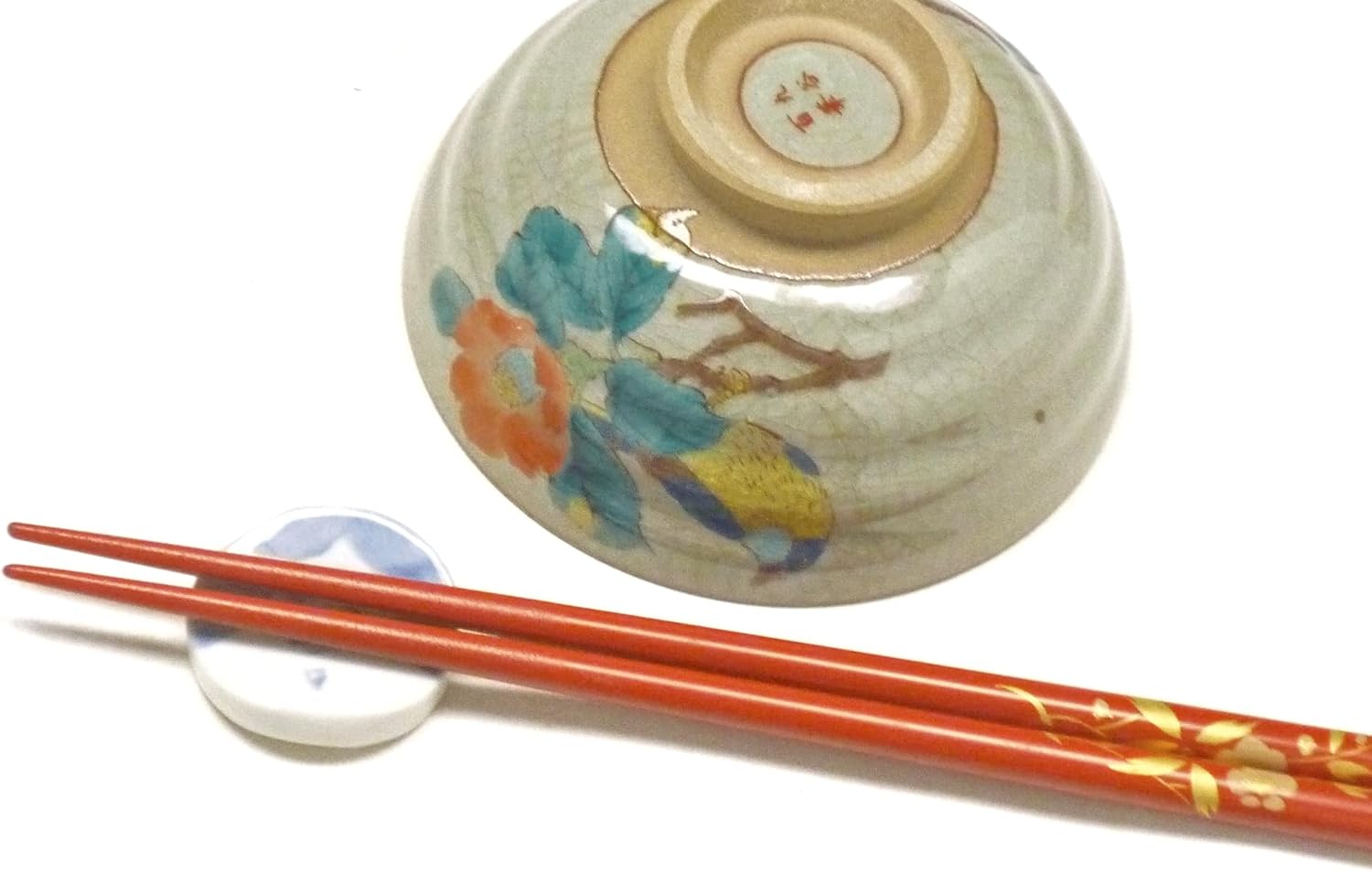 Kutani japanese porcelain【Chopsticks Rest】Single Item