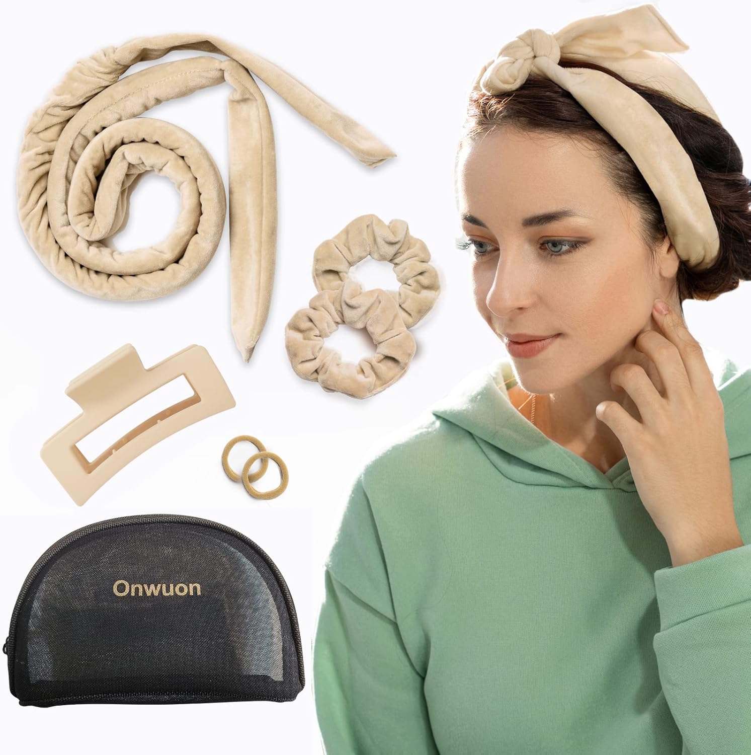Heatless Curls Headband You Can Sleep In No Heat Curling Headband