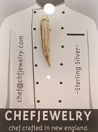 Miniatura 3 de Solid Sterling Silver Okra Tie Pin