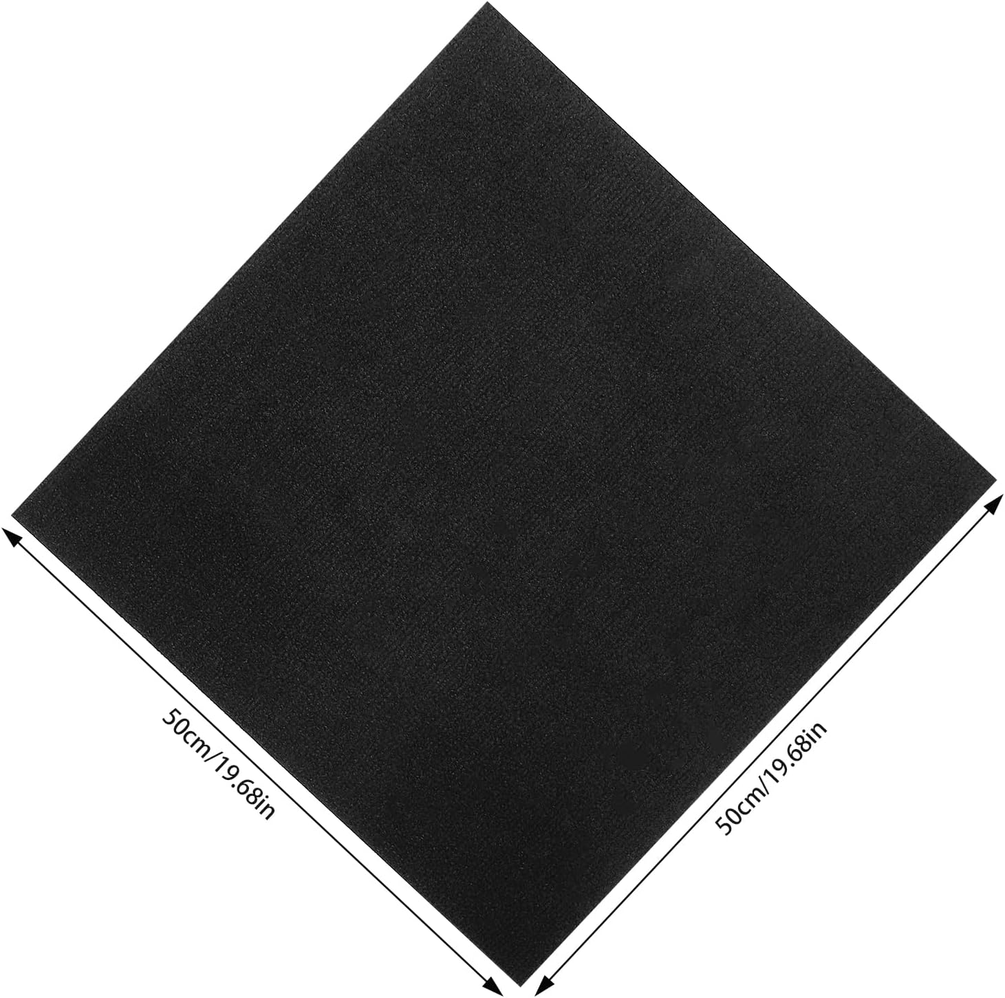 Carpet Square Tiles, 20PCS Self Adhesive Carpet Floor Tiles 20'' x 20'' Heavy Duty Commercial Carpet Squares Cuttable Carpet Floor Tile for Home Living Room Office Hotel (Black)
