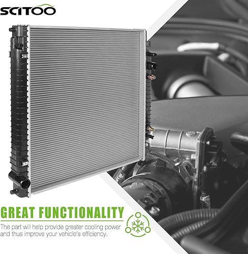 Miniatura 2 de SCITOO 2171 Radiador apto 2000-2005 para Ford para Excursion 6.8L 2000-2003 para Ford para Excursion 7.3L 1999-2004 para Ford para F-250 Super Duty