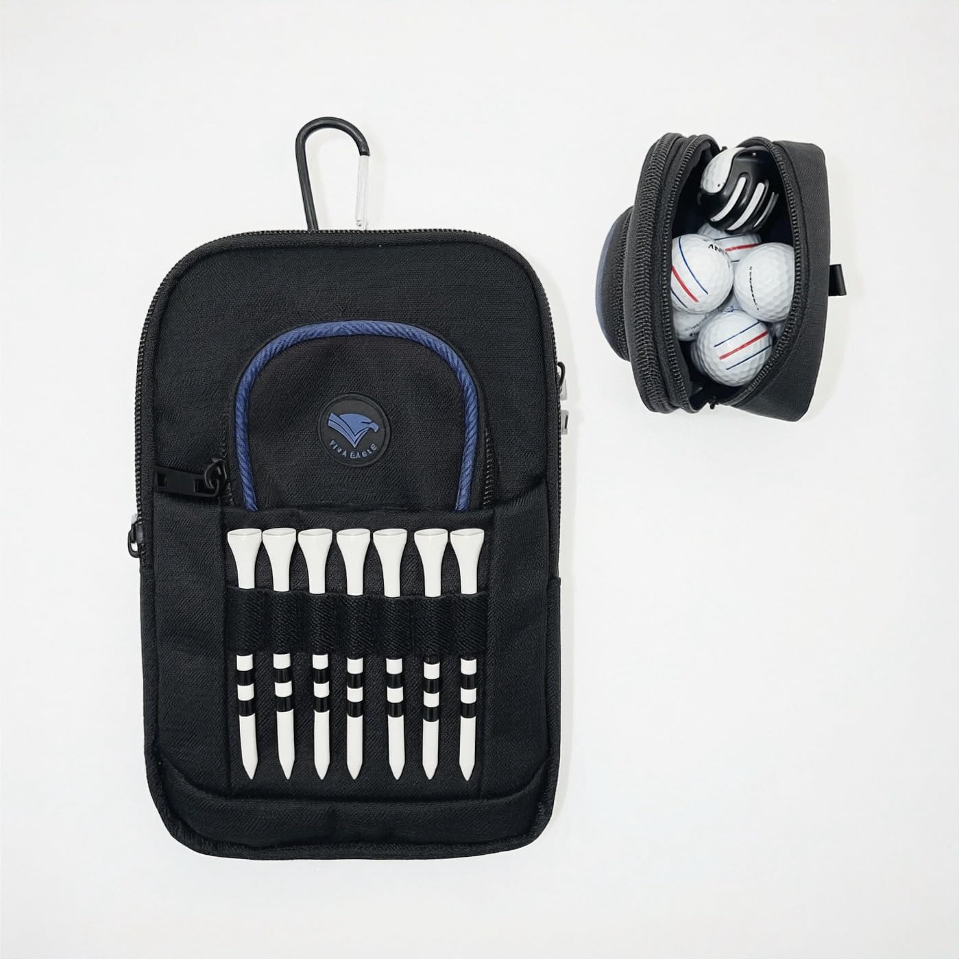 Amazon.com: VIVA EAGLE Golf Pouch Bag with Detachable Clip