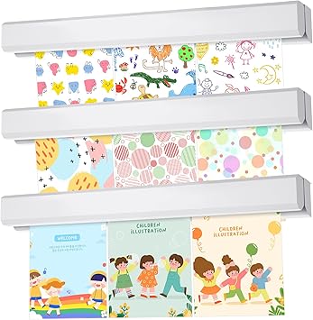 Wall Mounted Hanging Magnetic Artwork Display Bar