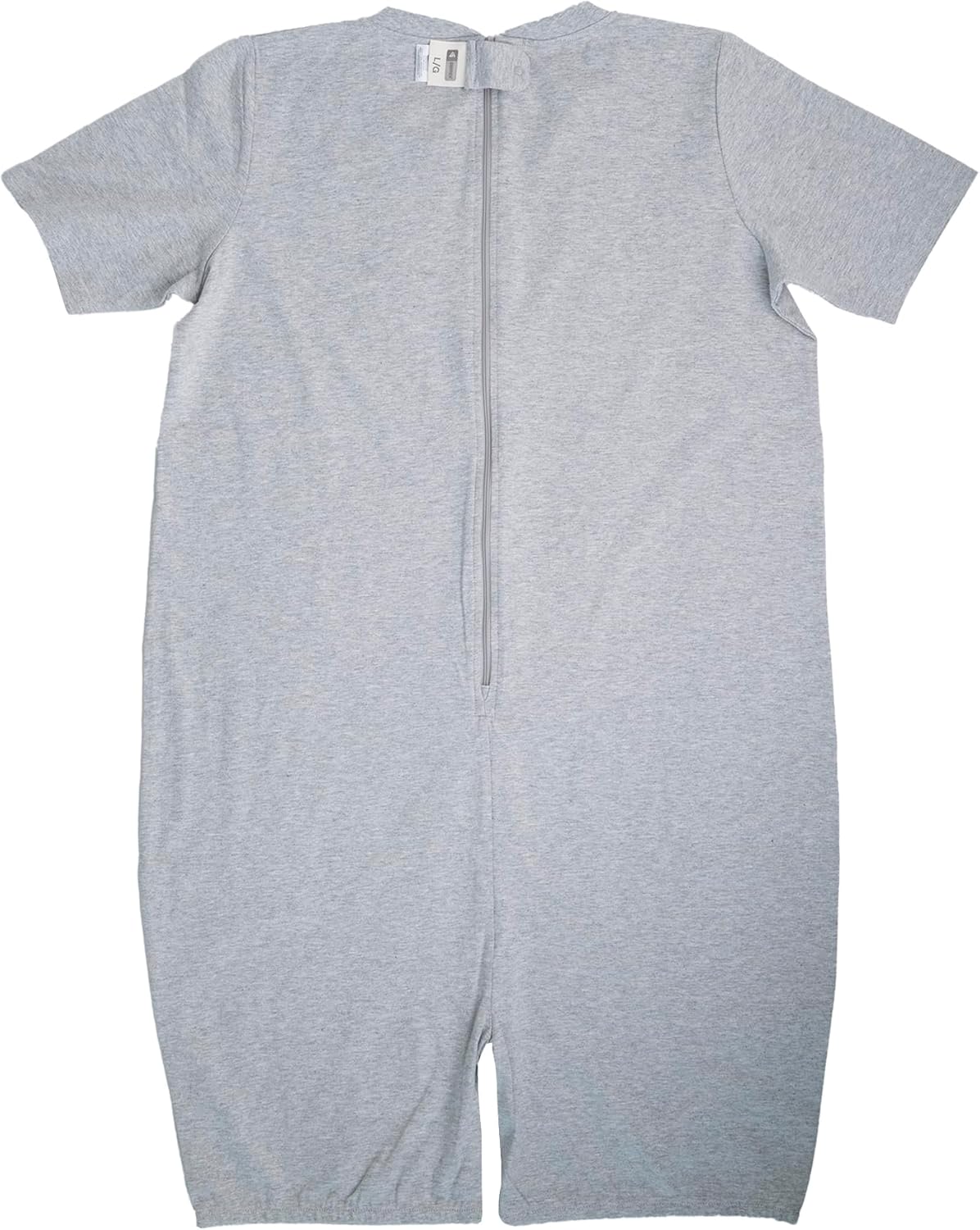 Gertex Adult Adaptive, Anti-Strip Back-Zip Lightweight Romper Designed for Special Needs, Disabilities | 100% Organic Cotton - Image 3