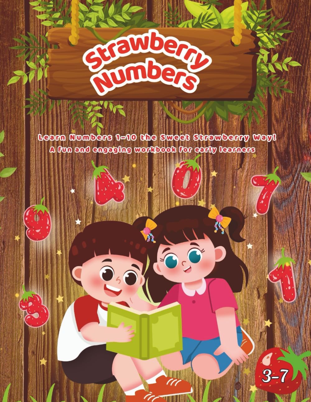 Strawberry Numbers: Fun and Engaging Activities to Learn Numbers 1–10 for Kids: Tracing, Counting, Coloring, and Matching Worksheets for Preschool and Kindergarten (Ages 3–7) (Strawberry Fun Learning)
