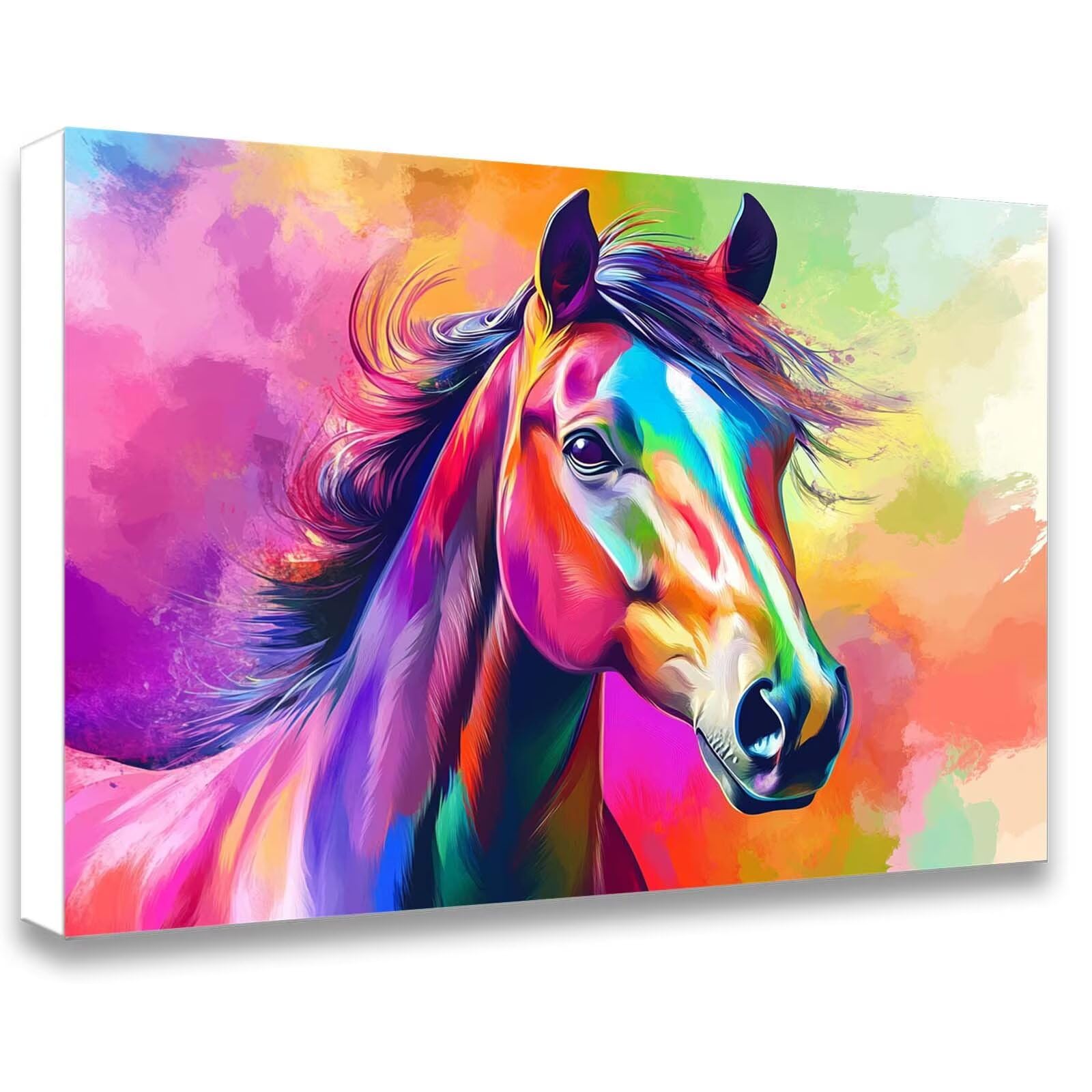 color Pintar por Numeros Adultos, DIY Paint by Numbers Kits 60x80cm j0-517