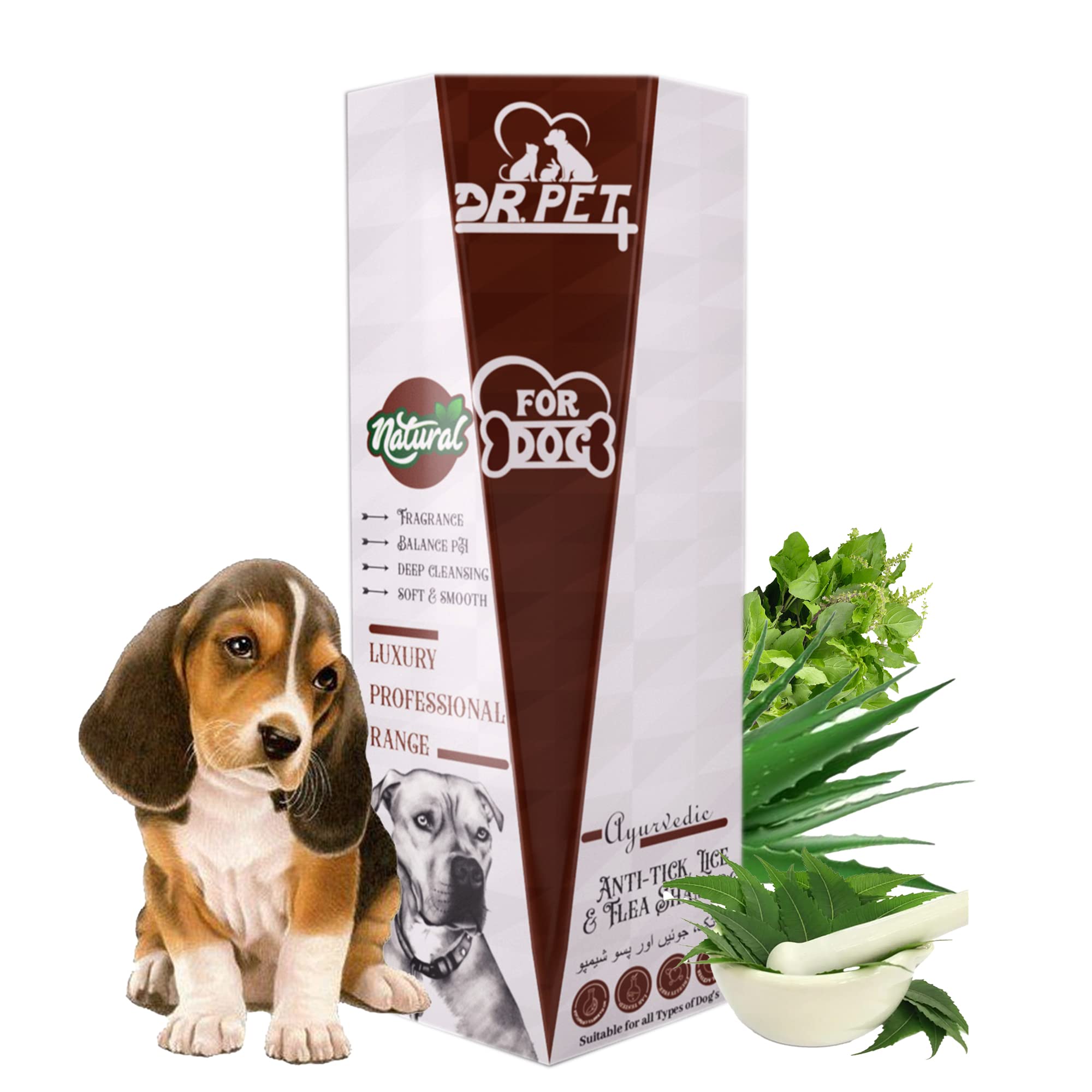 Dr. Pet Plus Luxury Professional Ayurvedic Anti-Tick, Lice & Flea Dog Shampoo | Protects Against Ticks, Fleas & Lice Anti-Itching | Dog Shampoo for Ticks and Fleas – Suitable for All Dog Breed -100Ml (B0BZZKX94C) Amazon Price History, Amazon Price Tracker