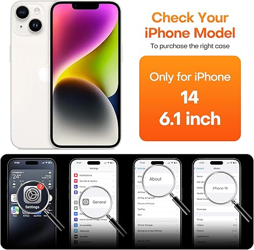 Miniatura 2 de CellEver Funda de silicona resistente para iPhone 14 protección de cámara revestimiento antiaceite protección militar contra caídas, interior suave