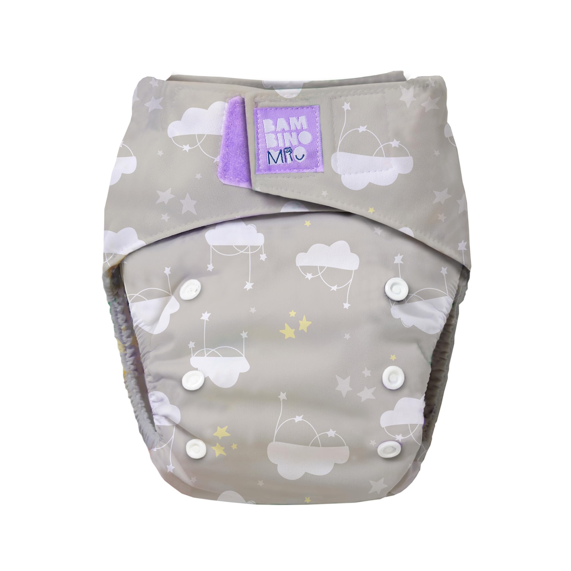 Bambino Mio, Revolutionary Reusable Cloth Nappy Cloud Nine - Sustainable, Oeko-Tex, Washable, Baby and Toddler