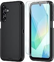 Vista 27 de Qinmay Funda para Samsung Galaxy A16 5G con protector de pantalla HD, resistente, a prueba de golpes y caídas, funda de 3 capas para Galaxy A16