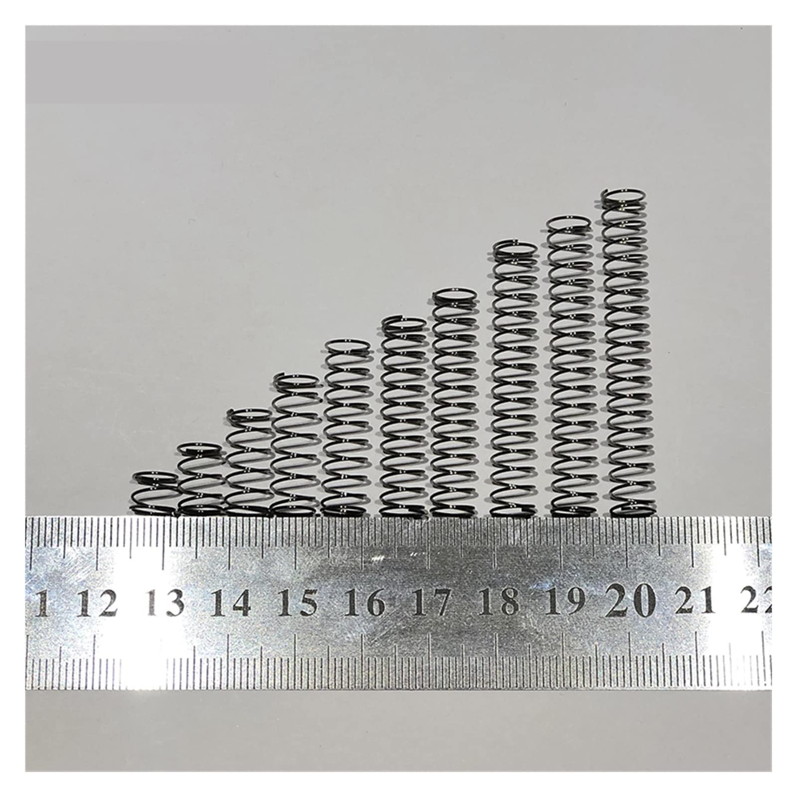 100 pcs/lot 0.5 MM métal Acier Assorti avec boîte de Rangement Accessoires Extension et Bobine de Compression Portable matériel Outil Ressort Leisurely (Size : 0.5 J Combination)