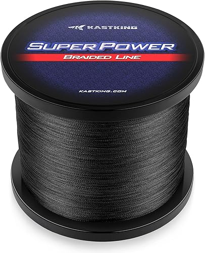 KastKing Hilo de pescar trenzado superpotente –Sedales trenzados resistentes a la abrasión –Superlínea increíble – Cero estiramiento – Pequeño