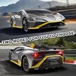 Lamborghini Remote Control Car, 1:18 Scale Official Licensed Lamborghini Toy Car, 35 Km/h Fast Rc Cars with Led Light, 2.4Ghz Model Car for Adults Boys Girls Birthday Ideas Gift.