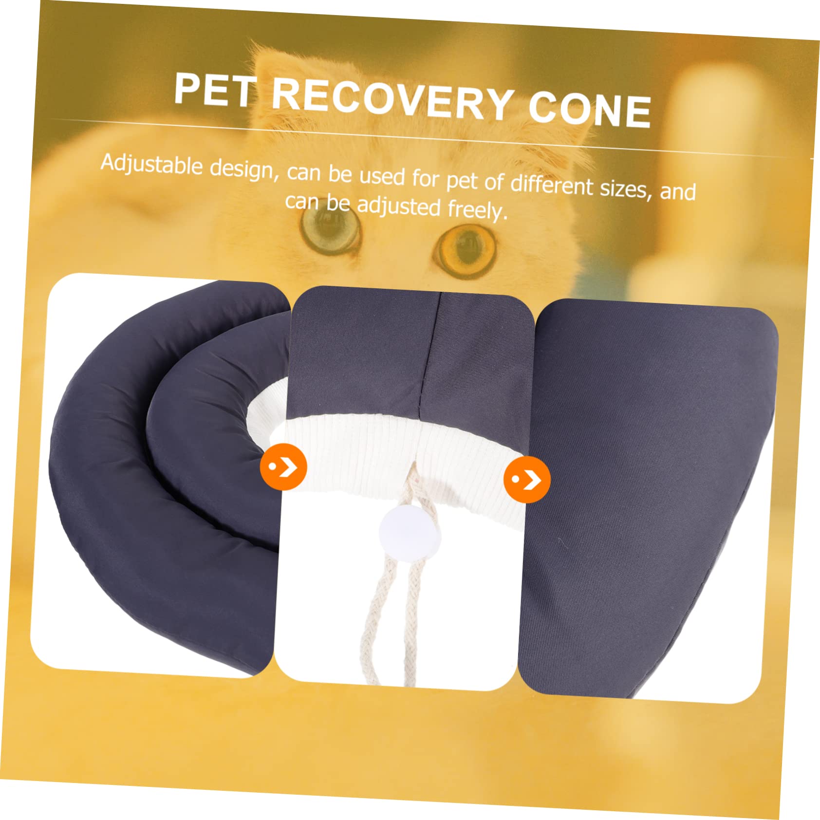 Toddmomy 2piezas Collar Protector para Mascotas Collar De Recuperación para Gatos y Perros Evita Lamer Heridas Confortable