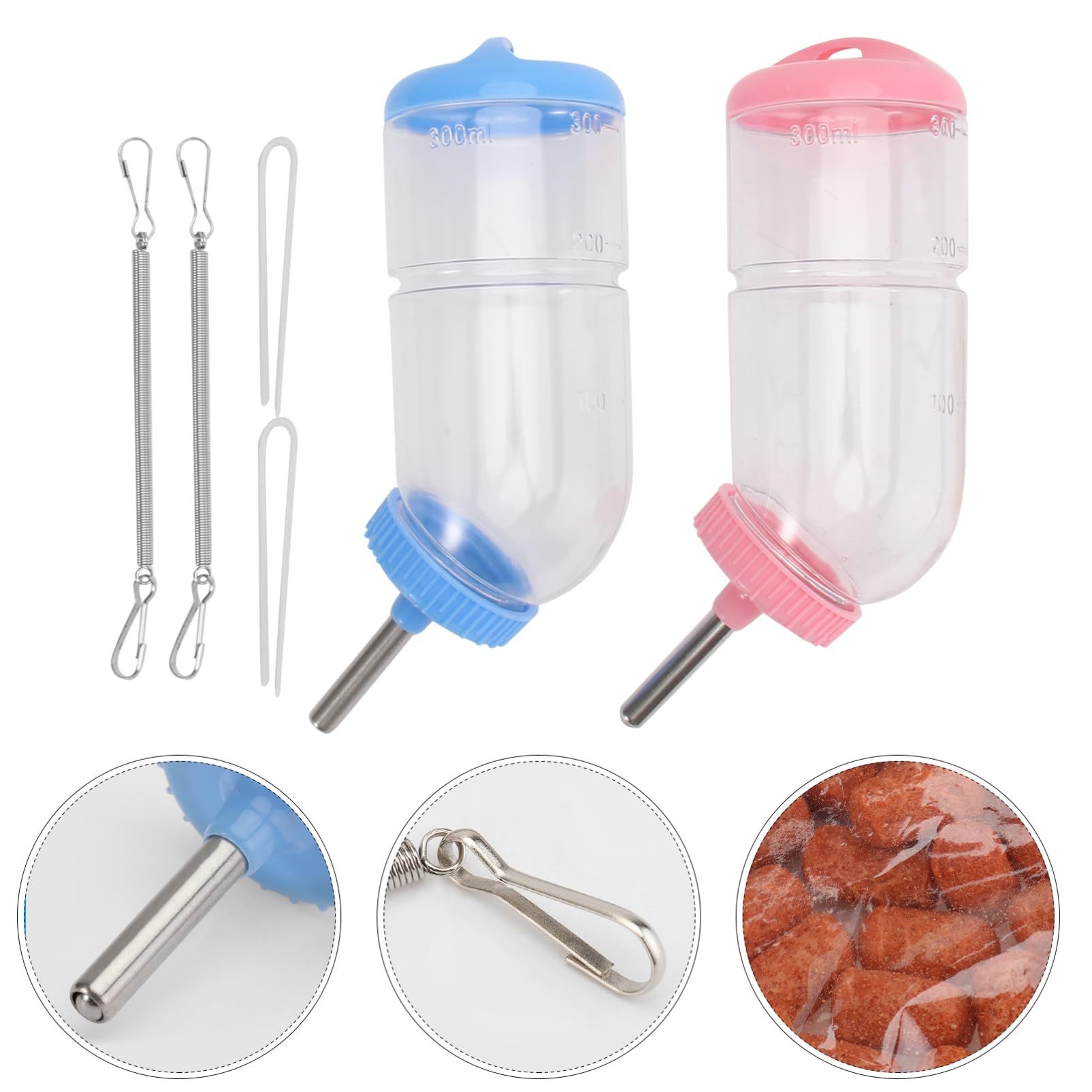 BESPORTBLE 6pièces Fontaine à Eau pour Rongeurs Bouteille Eau Étanche pour Animaux De Compagnie pour Cochons Et Chinchillas