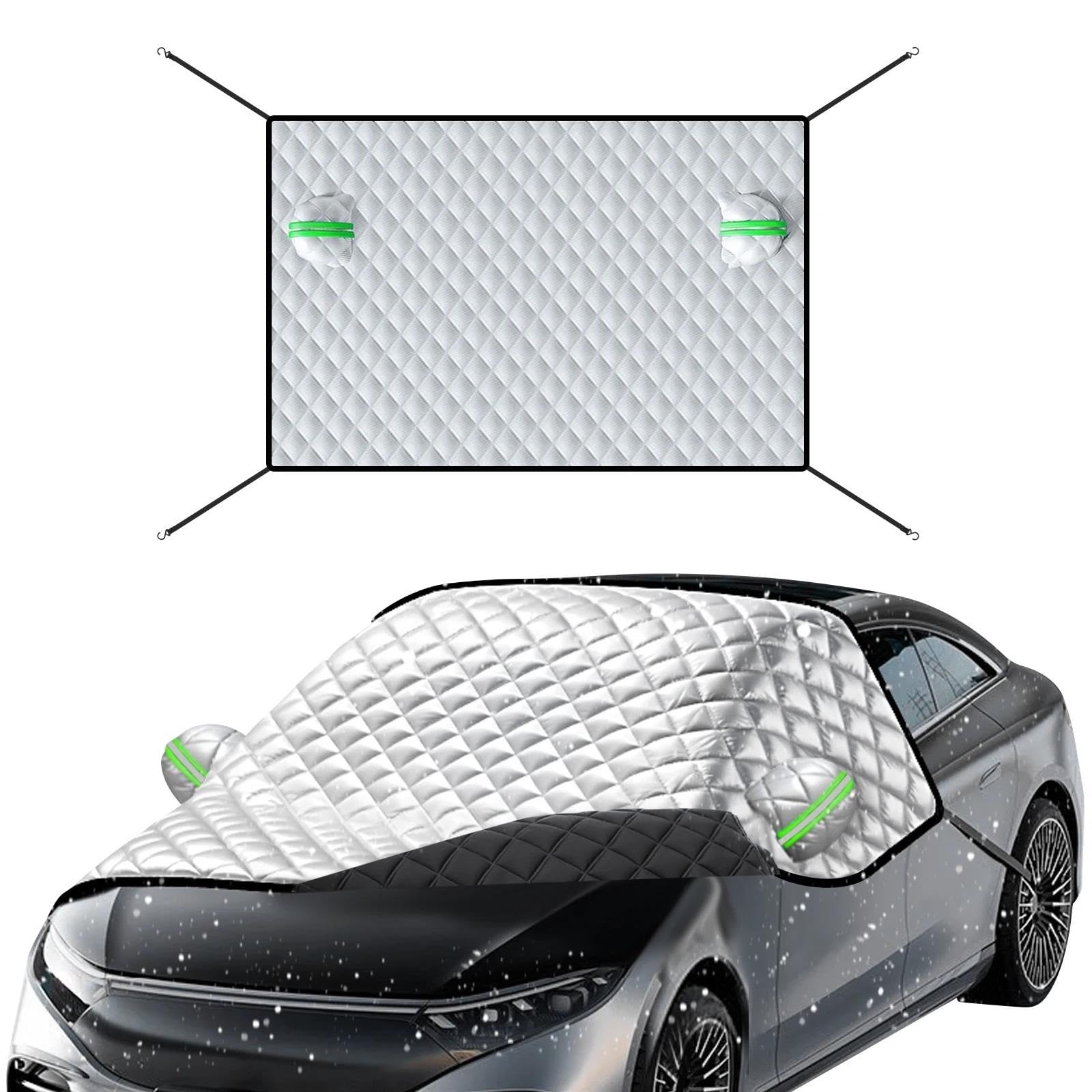 Copertura Parabrezza per Neve E Ghiaccio Parabrezza per Auto Copertura per Neve Protezione per Ghiaccio Invernale Parasole Magnetico Blocco Anteriore